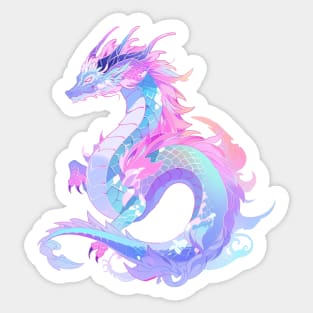 Pastel Dragon Sticker